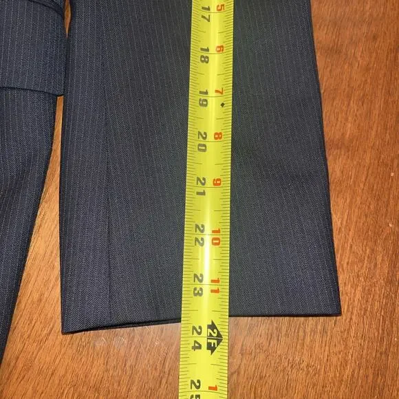 Brooks Brothers Men’s Navy Stripe Blazer 346 Size 40S - Picture 7 of 8